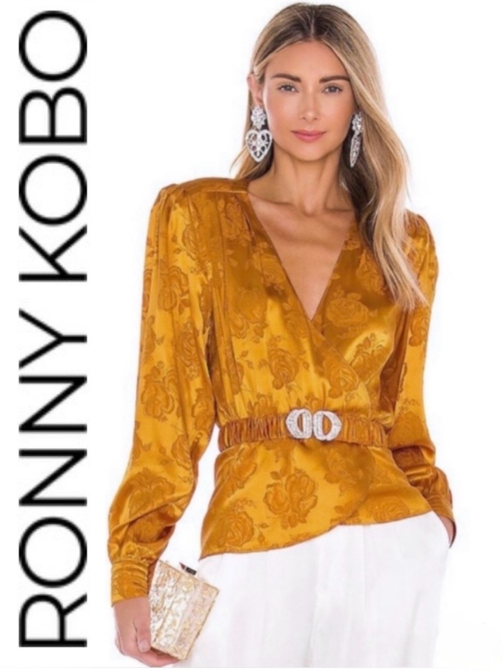 Ronny Kobo Belted Top